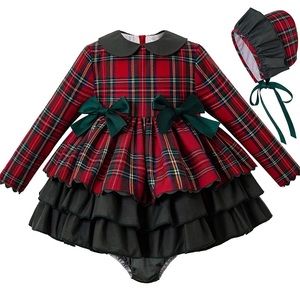 Christmas/holiday baby dress 12 months